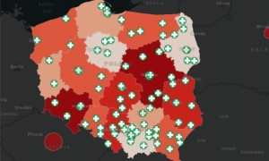 Powstała interaktywna mapa zarażeń koronawirusem w Polsce