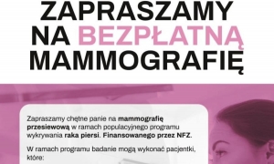 Bezpłatna mammografia w Lesku. Zaproszenie
