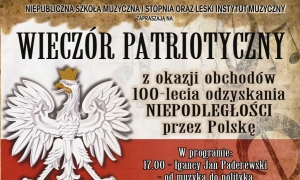 Wiecz&oacute;r patriotyczny. Zaproszenie