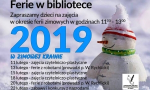 Ferie w bibliotece. Zaproszenie