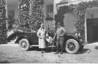 Wojciech Kossak podczas pobytu w Lesku