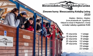 Bieszczadzka Kolejka Leśna zaprasza. Kursy już od 15 stycznia