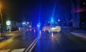 Kolizja na skrzyżowaniu DK84