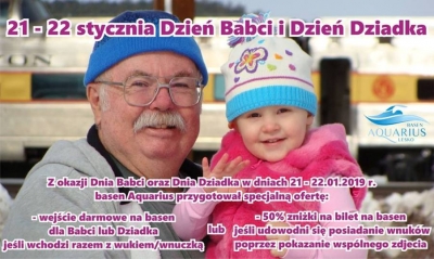 Dzień Babci i Dziadka na leskim basenie - ZAPROSZENIE!