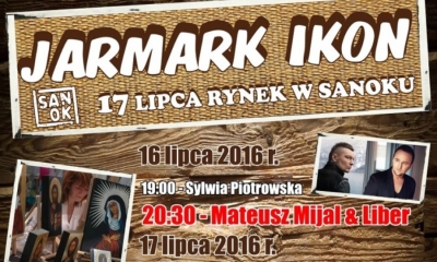 Jarmark ikon z Czerwonymi Gitarami. Sanok zaprasza