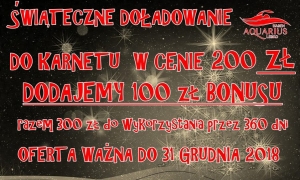 Świąteczne doładowanie - prezent od Aquariusa