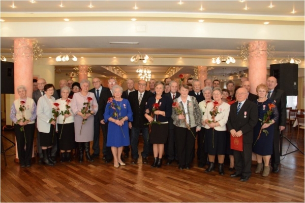 Razem można wszystko... Uroczyste spotkanie par małżeńskich obchodzących 50 i więcej lat pożycia małżeńskiego