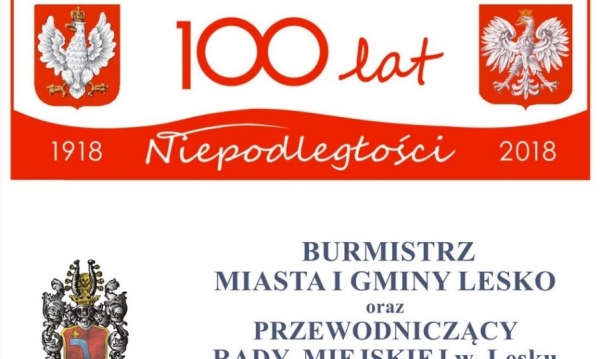 100 lat niepodległości. Zaproszenie na obchody