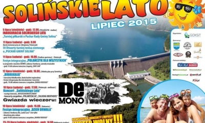 Trwa SOLIŃSKIE LATO - dziś zagra DE MONO, jutro "Dzień Drwala" w Bukowcu!