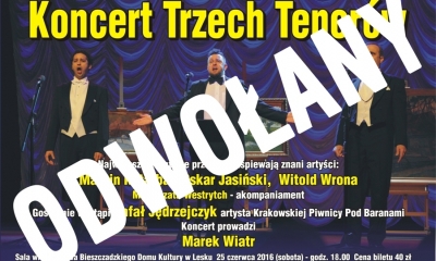 Gala Tenor&oacute;w ODWOŁANA