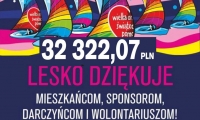 Powiało nam w żagle... Lesko hojnie wsparło 28. finał WOŚP