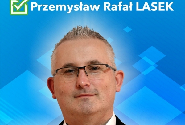 Wybory samorządowe 2024.  Przemysław Rafał Lasek