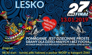 Finał WOŚP coraz bliżej. Sztab w Lesku zaprasza