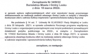 Gmina przyznała dofinansowanie dla stowarzyszeń sportowych. Wypowiedź prezesa UKS "Aquarius" Lesko