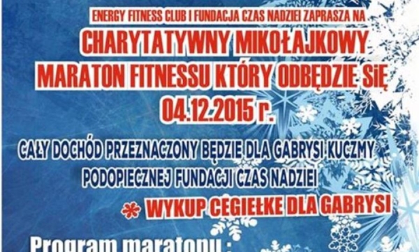 Charytatywny Maraton Fitnessu dla Gabrysi Kuczmy