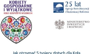 Jest pomoc finansowa dla K&oacute;ł Gospodyń Wiejskich